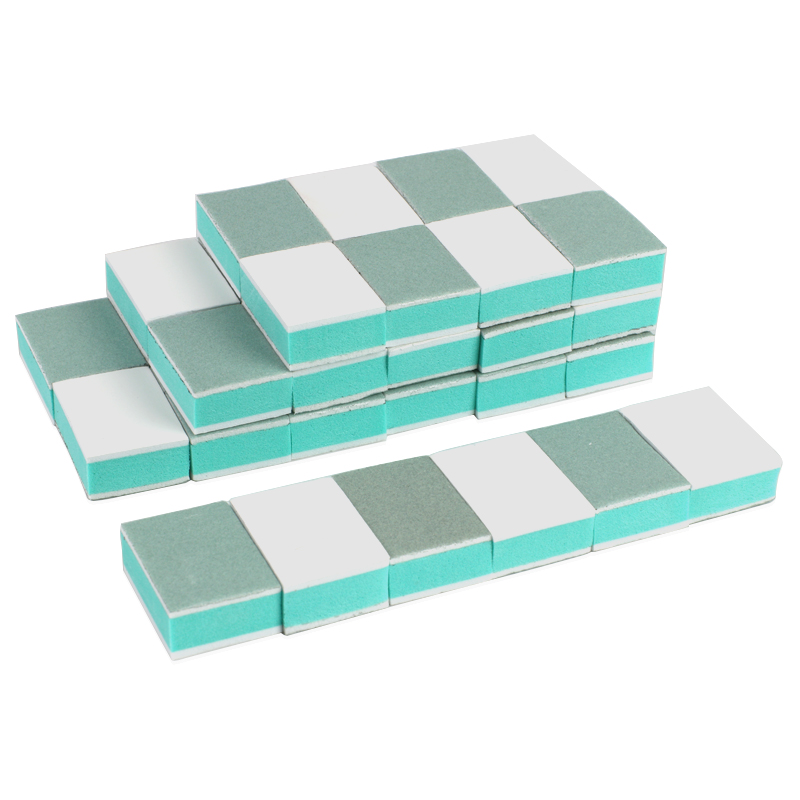 Nail File Titanium - 50/100 قطعة من مكعبات تلميع الأظافر