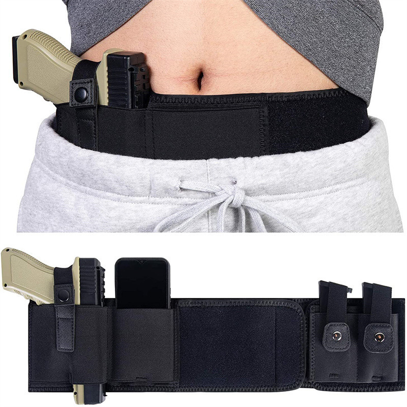 Edc Concealed Carry Holster - حزام بطن بندقية الحافظة أخفى حمل