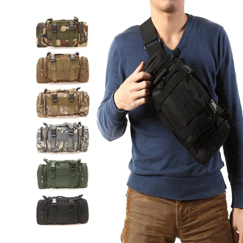 Edc Carry Fanny Pack - حقيبة خصر من القماش الخشن مولي