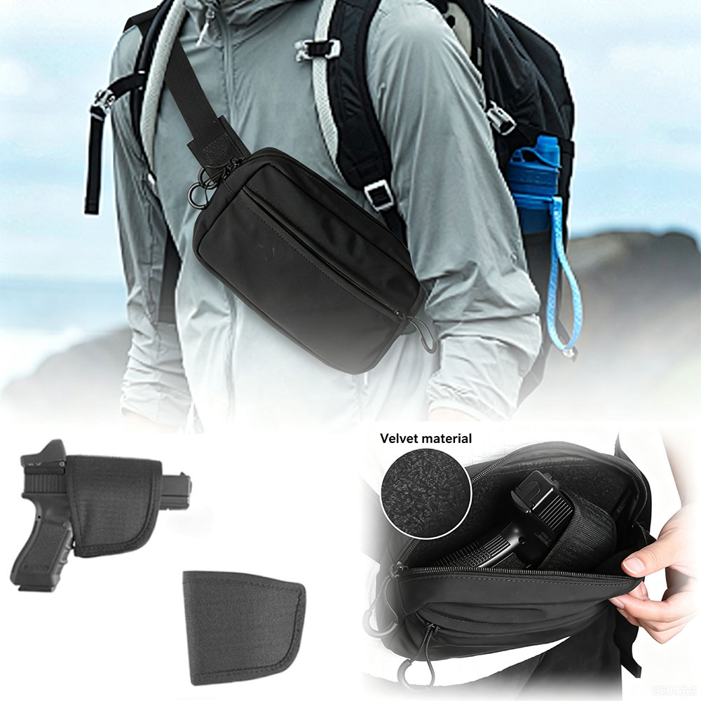 Edc Concealed Carry Holster - حقيبة خصر تكتيكية مخفية للحمل مع