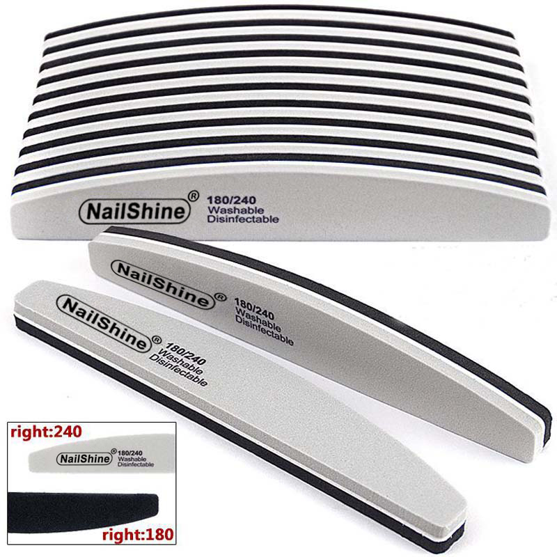 Nail File Titanium - 5 قطعة كتلة الإسفنج ملف الأظافر