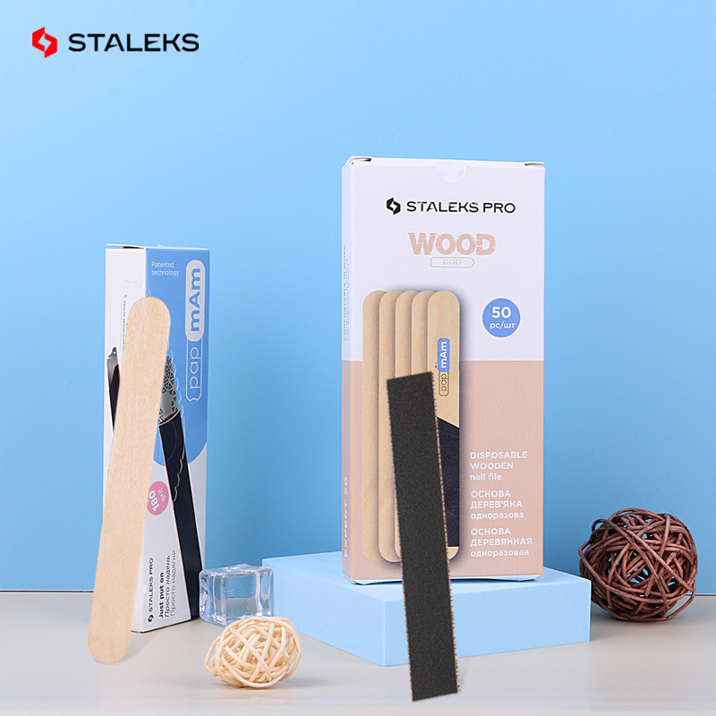 Nail File Titanium - ستاليكس عصا خشبية مجلس مسمار الرمال