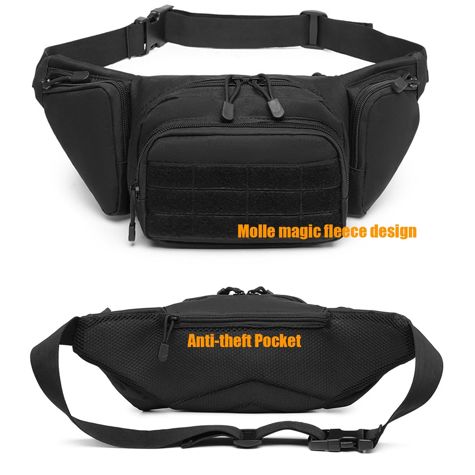 حقيبة خصر تكتيكية مقاومة للماء - مراجعة Edc Carry Fanny Pack وسعره