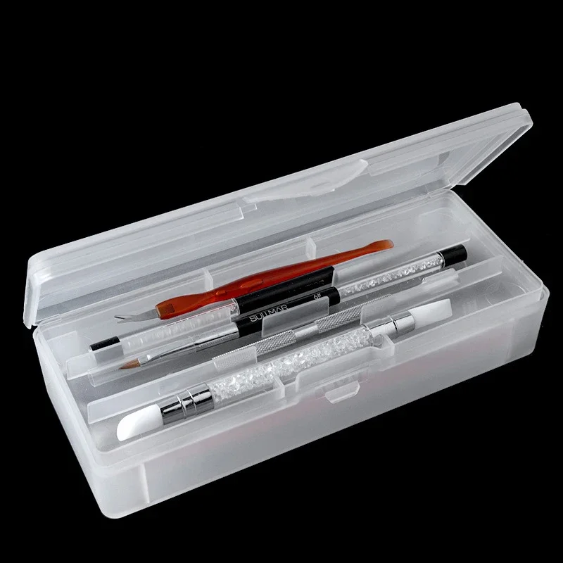 1 قطعة مستطيل طبقة مزدوجة مسما - مراجعة Nail File Titanium وسعره