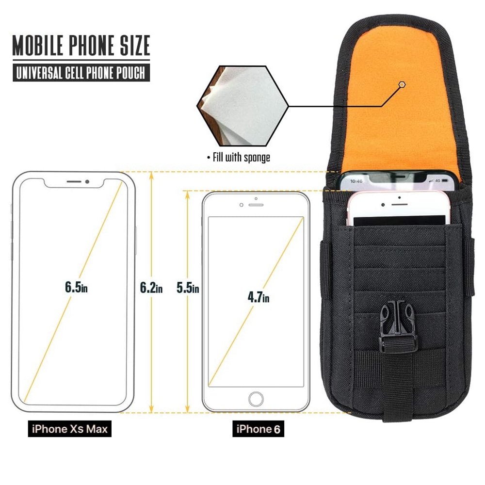 حافظة هاتف تكتيكية بنظام مولي، - مراجعة Edc Carry Holster وسعره