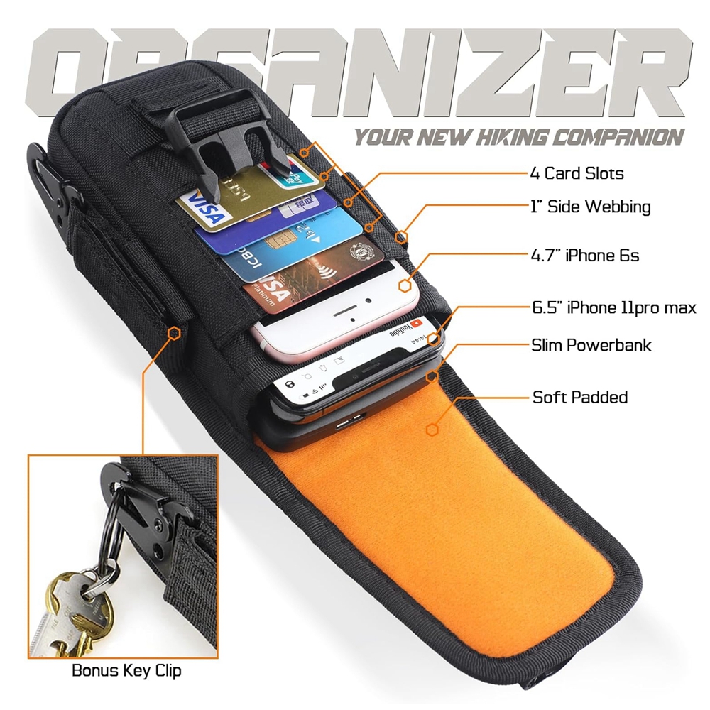 حافظة هاتف تكتيكية بنظام مولي، - مراجعة Edc Carry Holster وسعره
