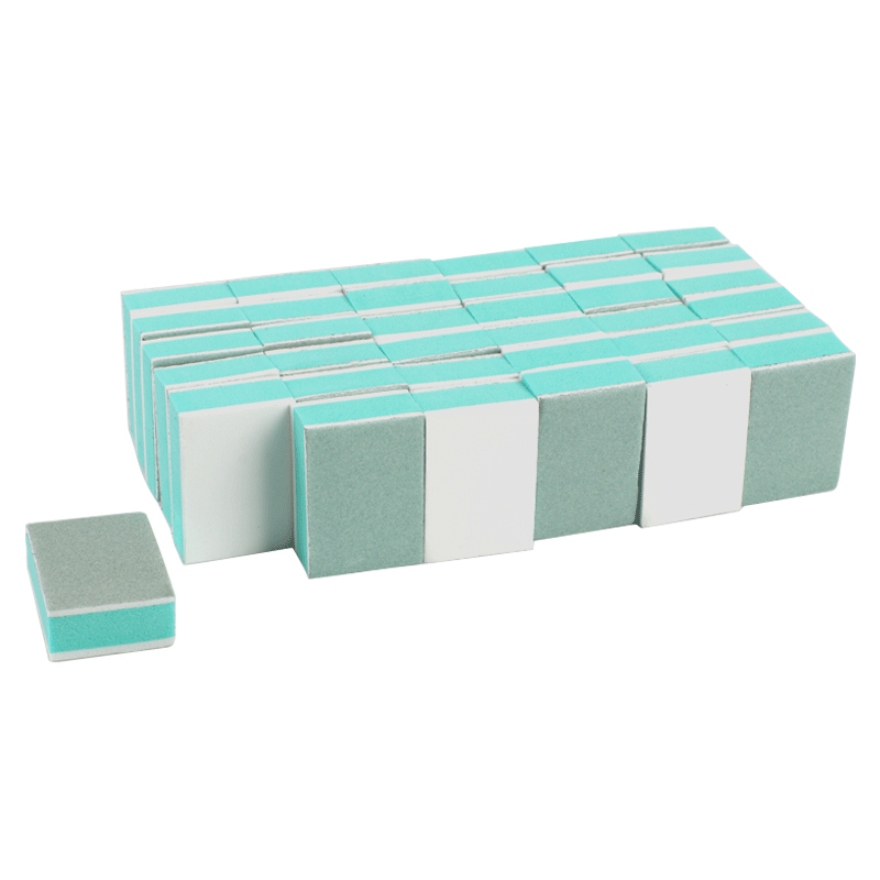 50/100 قطعة من مكعبات تلميع ال - مراجعة Nail File Titanium وسعره