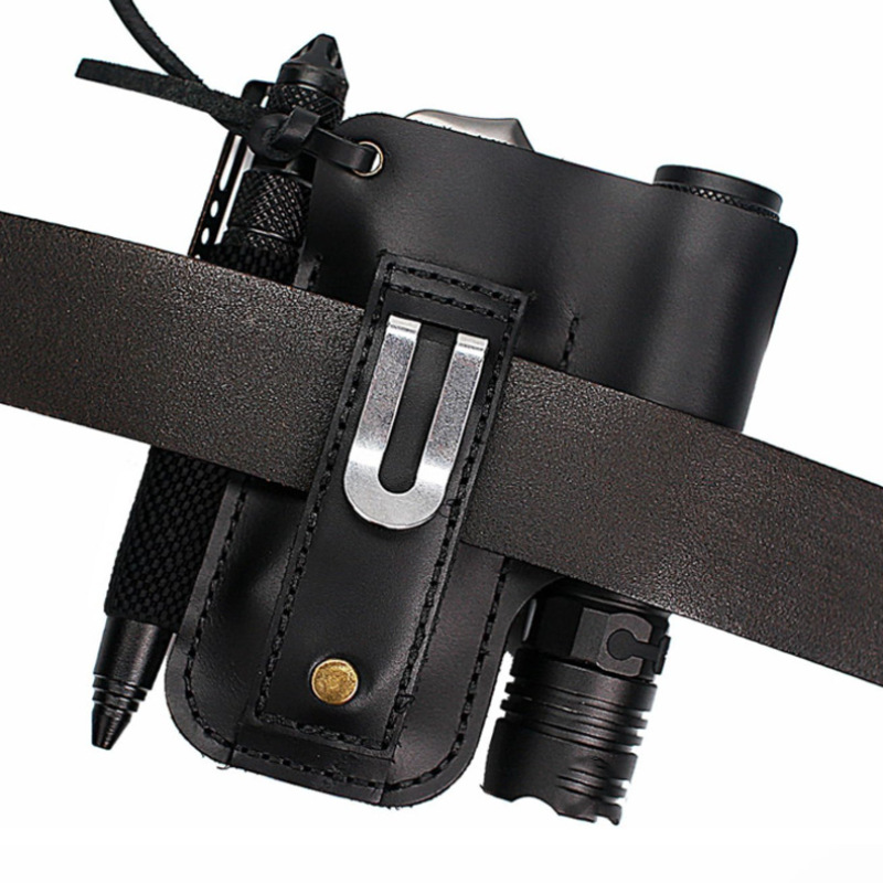 حافظة جلدية متعددة الوظائف للم - مراجعة Edc Carry Holster وسعره