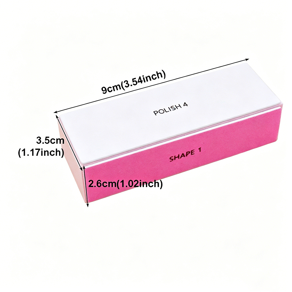 20/50 قطعة من إسفنجات تلميع ال - مراجعة Nail File Titanium وسعره