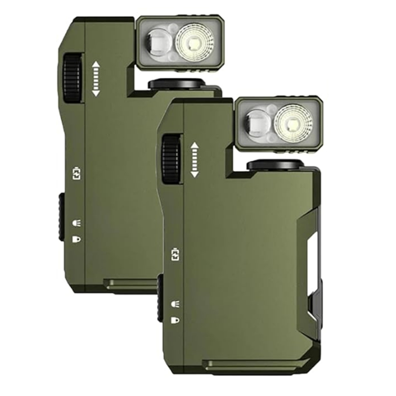 AT51-2Pcs مصباح يدوي EDC مع 3  - مراجعة Edc Daily Carry وسعره