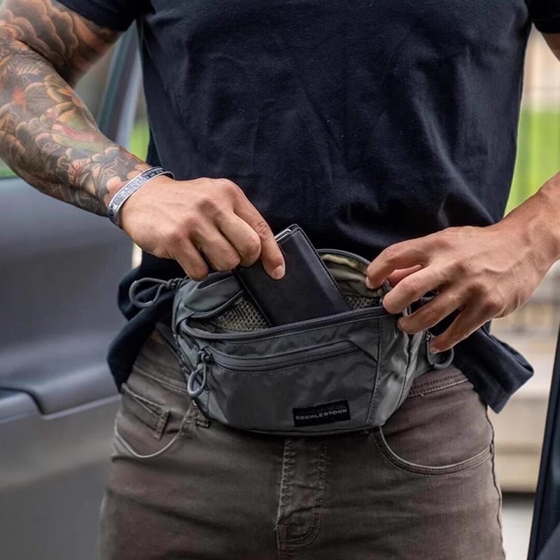 حقيبة حزام للرجال مع حزام خصر  - مراجعة Edc Carry Fanny Pack وسعره