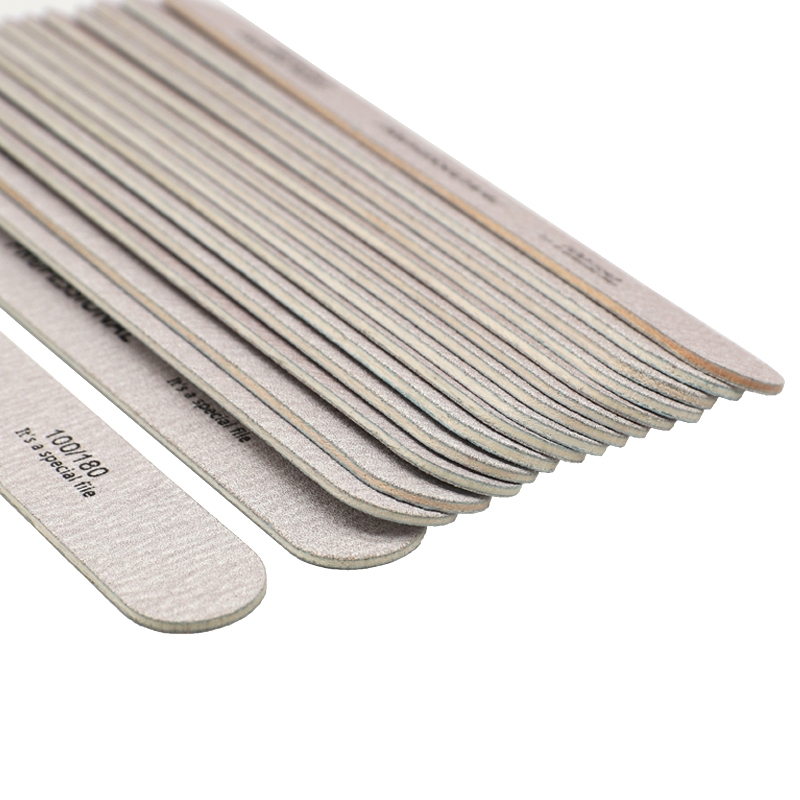 100 قطعة ملف الأظافر 100/180 خ - مراجعة Nail File Titanium وسعره