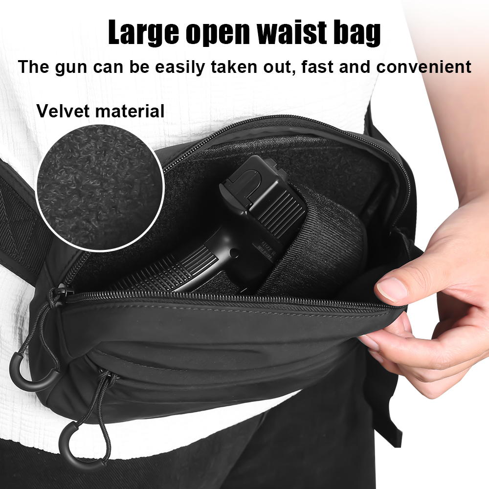 التكتيكية حقيبة كروسبودي مسدس  - مراجعة Edc Concealed Carry Holster وسعره