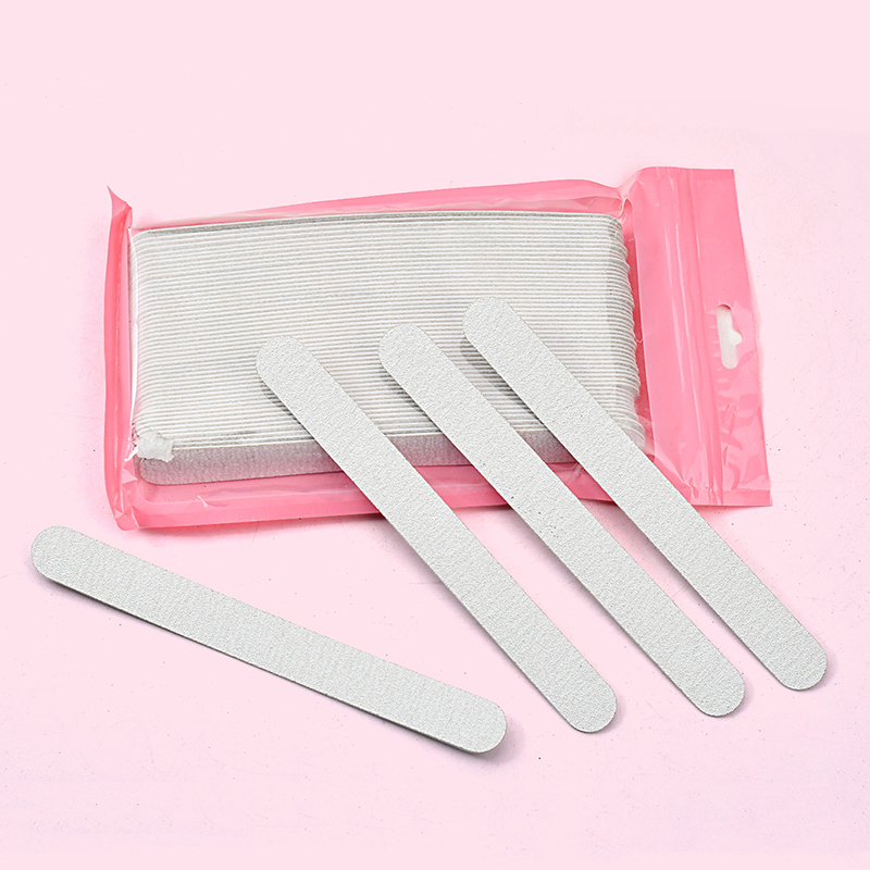 50 قطعة/100 قطعة منصات رمادية  - مراجعة Nail File Titanium وسعره