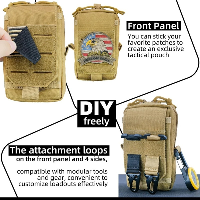 حقيبة خصر تكتيكية متعددة الاست - مراجعة Edc Carry Holster وسعره