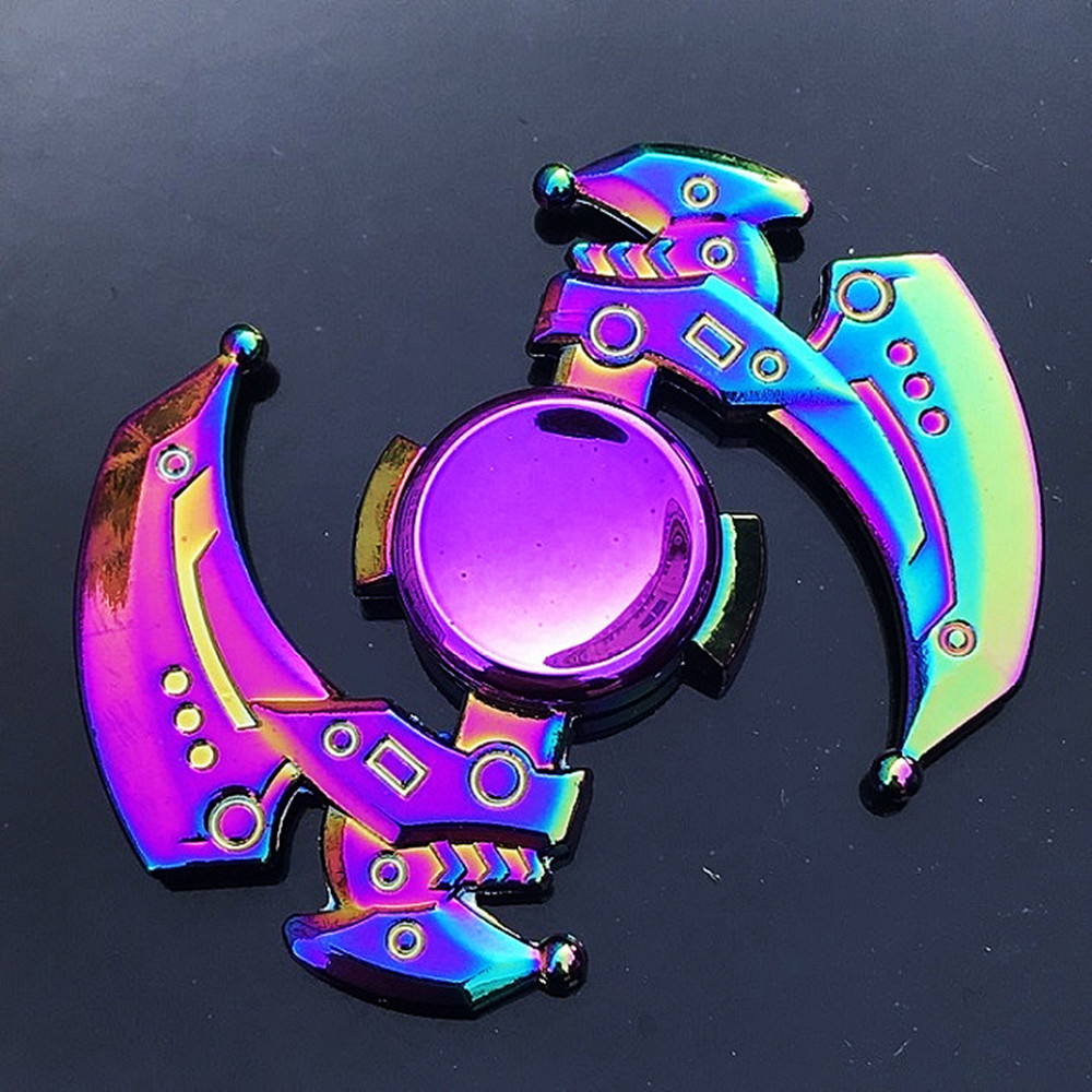 جديد سبائك الزنك الملونة تململ - مراجعة Fidget Spinner Bearing وسعره