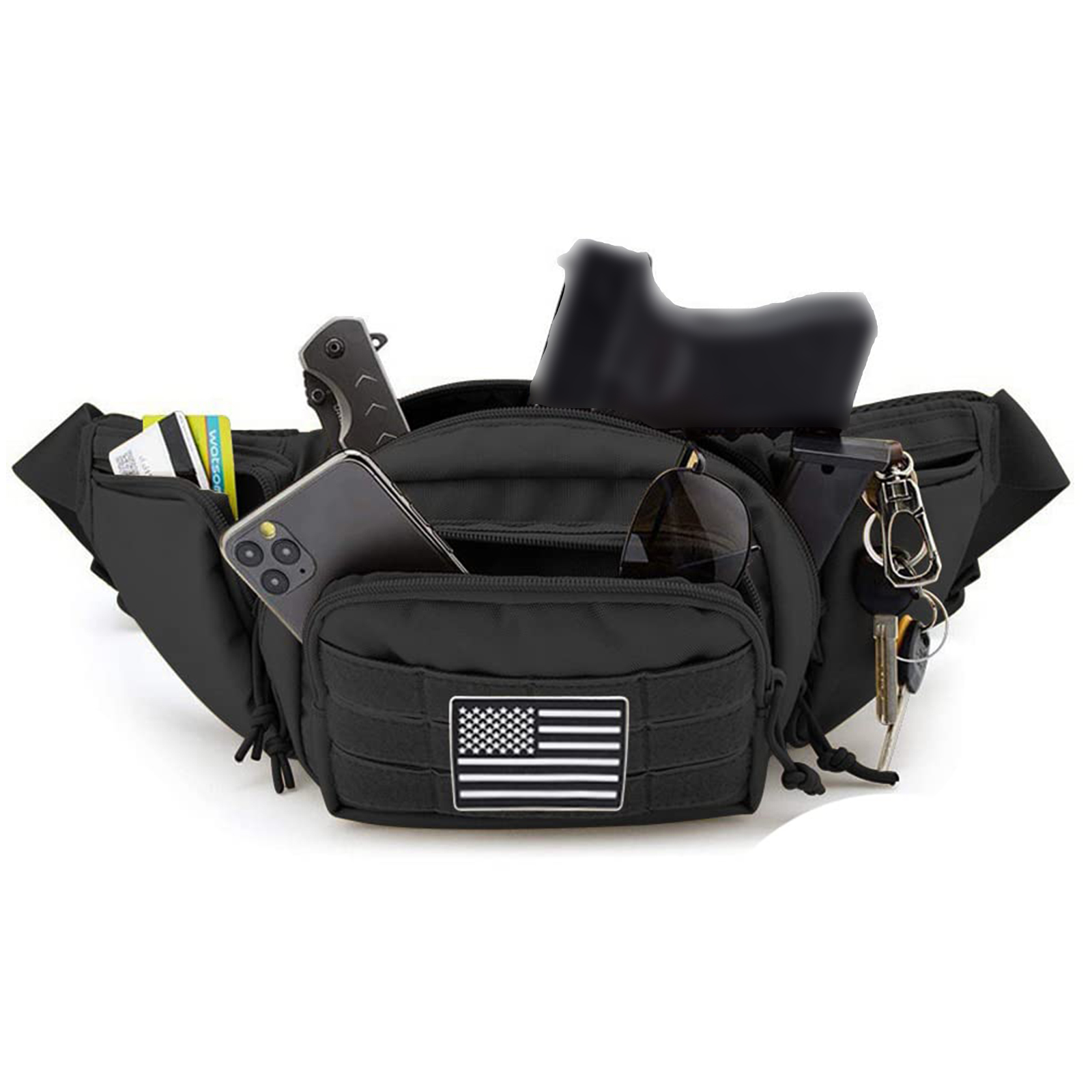 حقيبة خصر تكتيكية لحمل المسدس  - مراجعة Edc Concealed Carry Holster وسعره