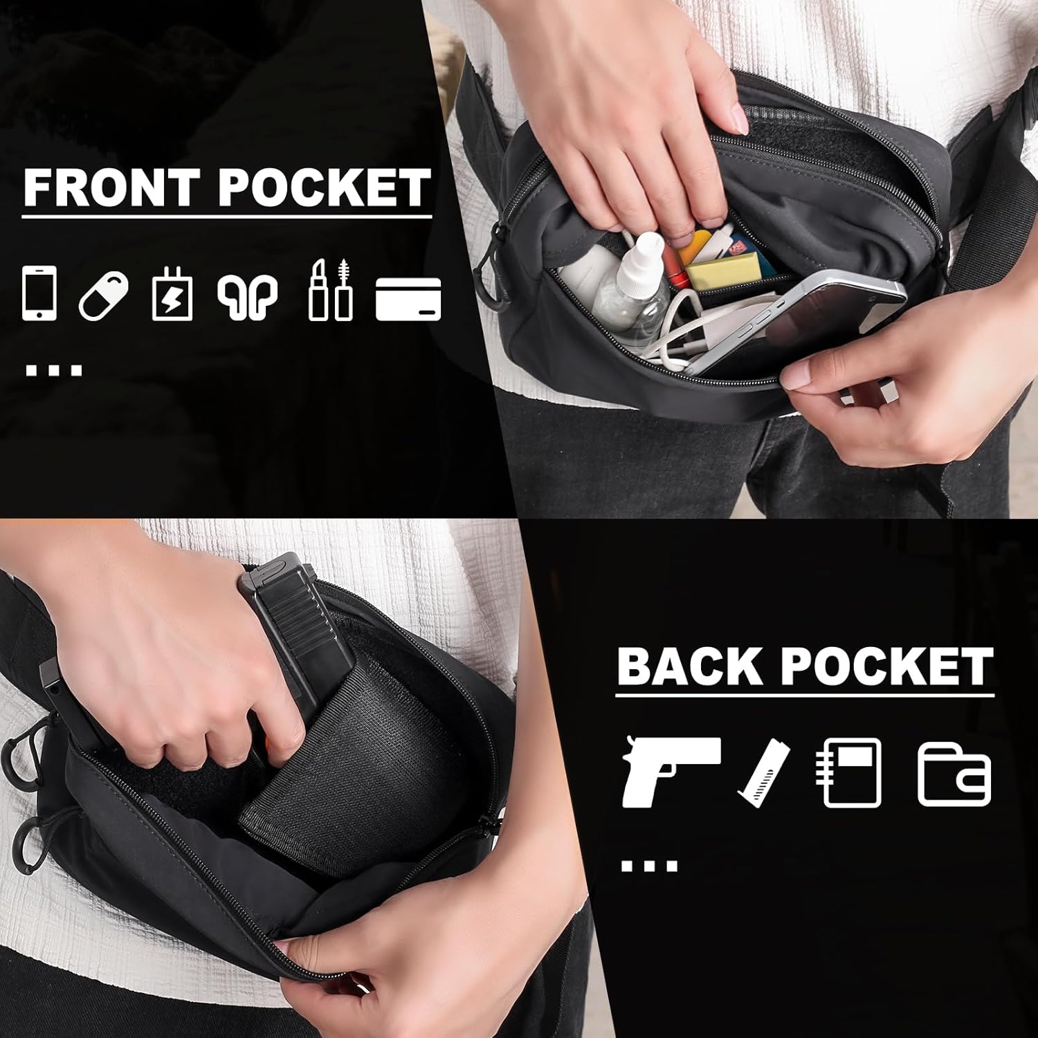 حزمة مراوح تكتيكية مع حافظة حق - مراجعة Edc Concealed Carry Holster وسعره