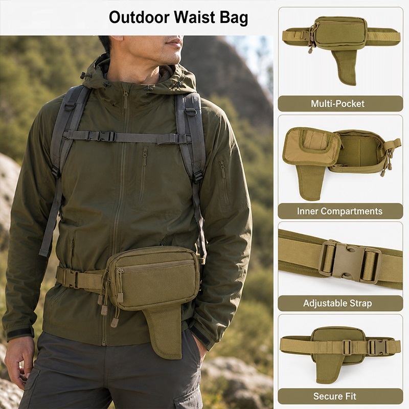 حقيبة خصر متعددة الوظائف من ال - مراجعة Edc Concealed Carry Holster وسعره